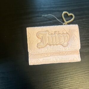 Juicy couture baby pink wallet
